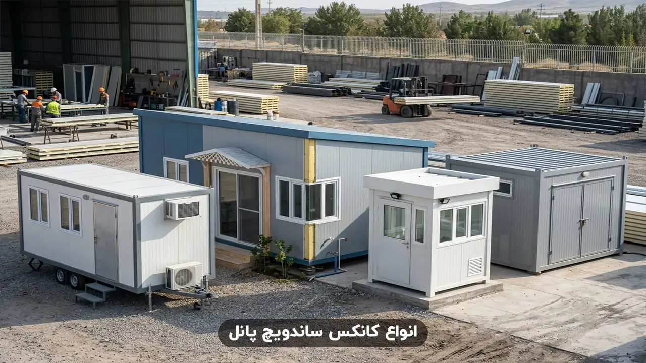 انواع کانکس ساندویچ پانل