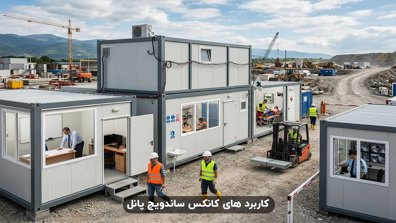 کاربرد های کانکس ساندویچ پانل