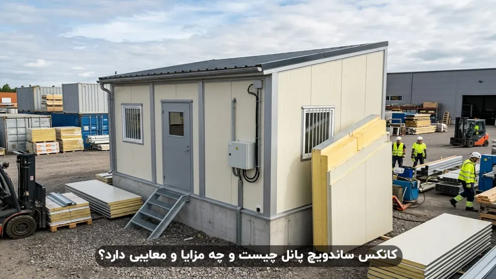 کانکس ساندویچ پانل چیست و چه مزایا و معایبی دارد؟
