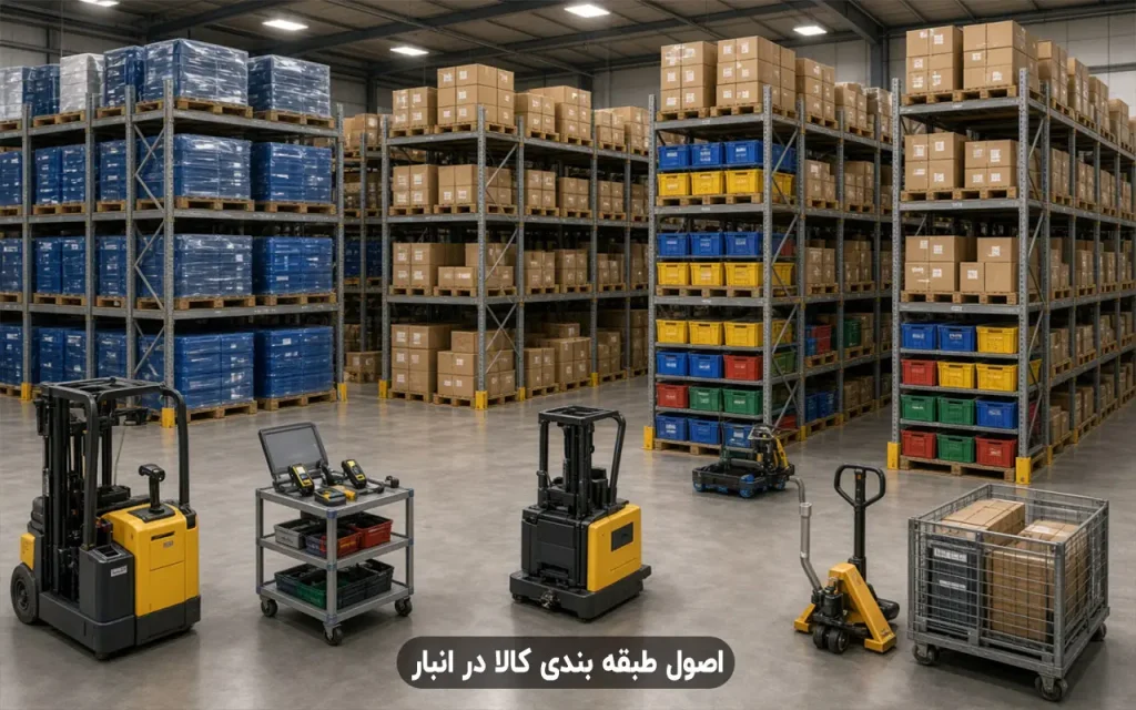 اصول طبقه بندی کالا در انبار