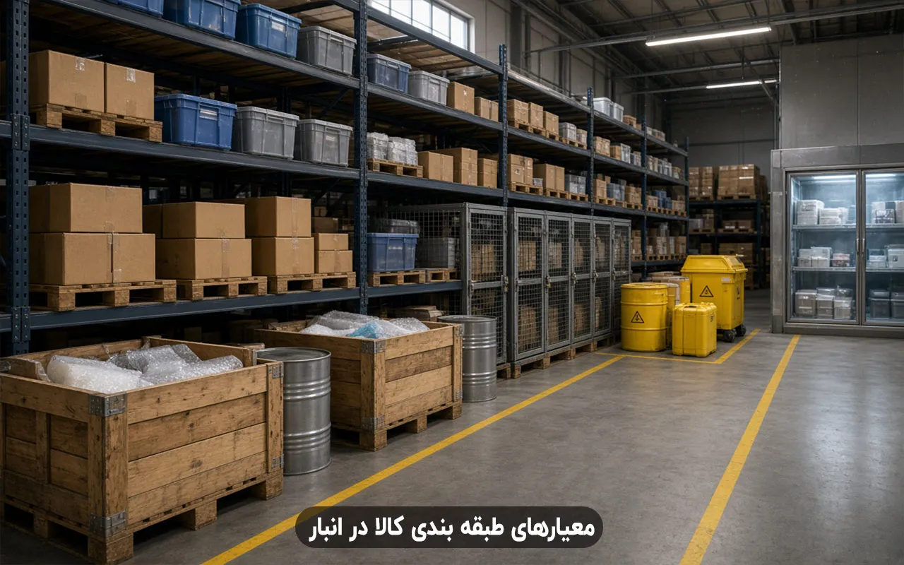 اهمیت طبقه بندی کالا در انبار