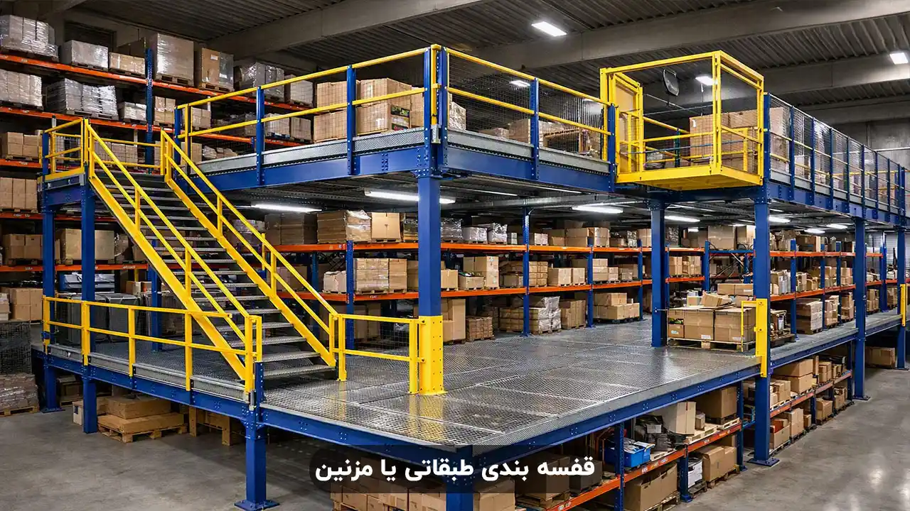 قفسه بندی طبقاتی یا مزنین