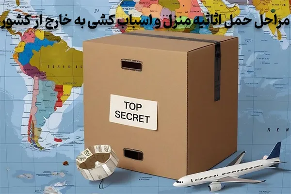 مراحل حمل اثاثیه منزل و اسباب کشی به خارج از کشور