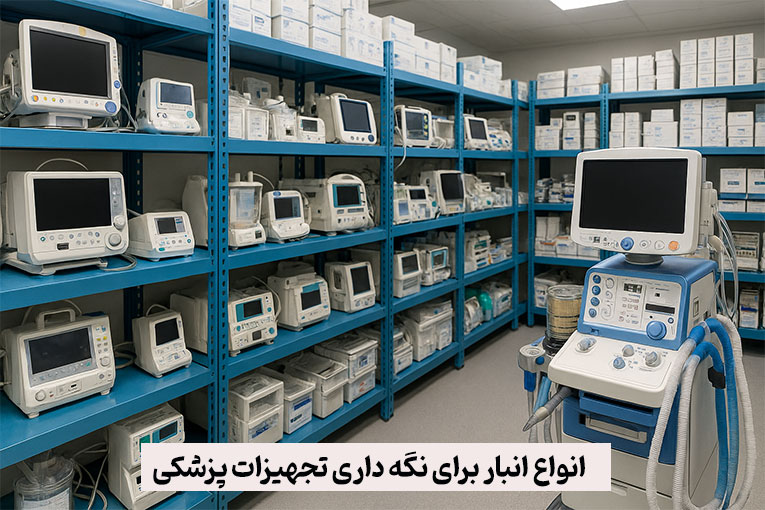 انواع انبار برای نگه داری تجهیزات پزشکی
