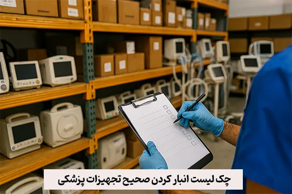 چک لیست انبار کردن صحیح تجهیزات پزشکی