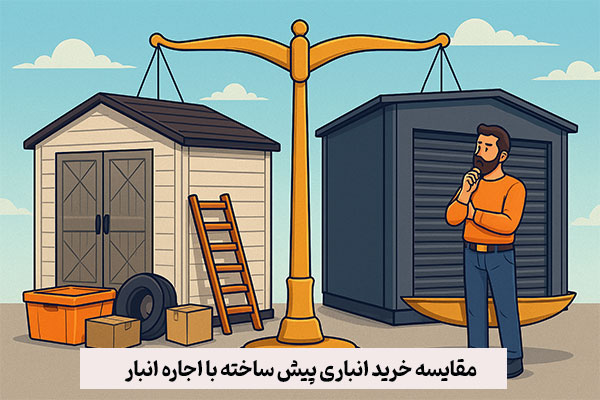 مقایسه خرید انباری پیش ساخته با اجاره انبار