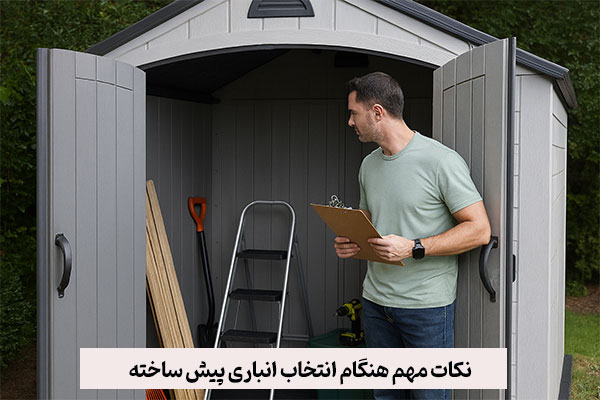 نکات مهم هنگام انتخاب انباری پیش ساخته